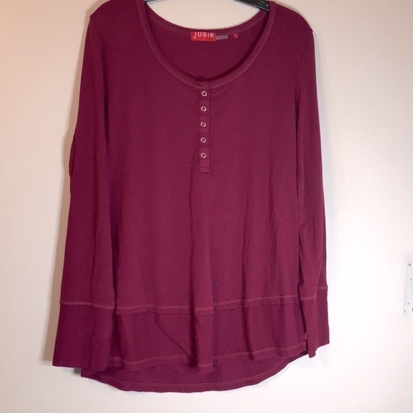 JOSIE NATORI fleece top - Picture 1 of 8